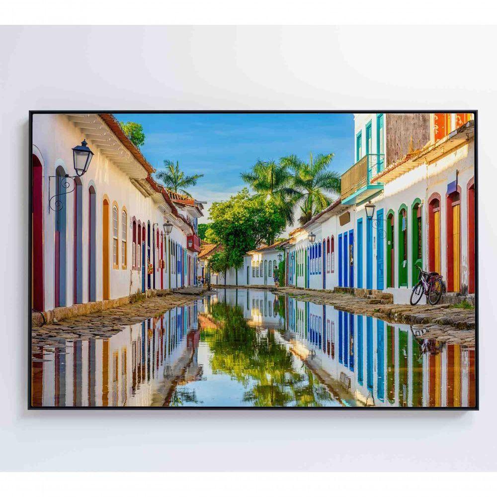 Quadro Cidade De Paraty Alagada Medidas 80x120 Cm Impressão Tecido Canvas - 2