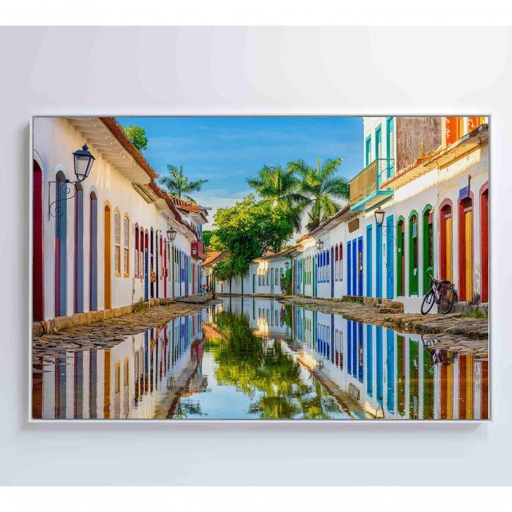 Quadro Cidade De Paraty Alagada Medidas 80x120 Cm Impressão Tecido Canvas - 4