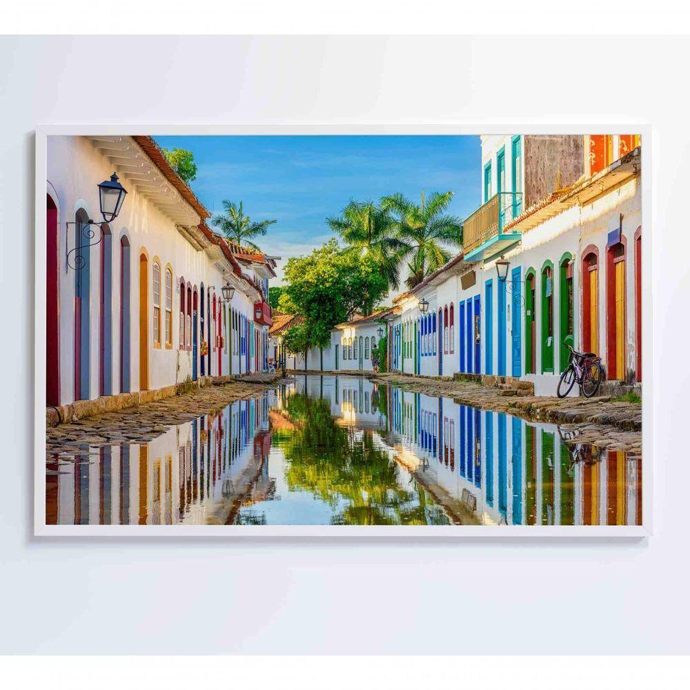 Quadro Cidade De Paraty Alagada Medidas 80x120 Cm Impressão Tecido Canvas - 5