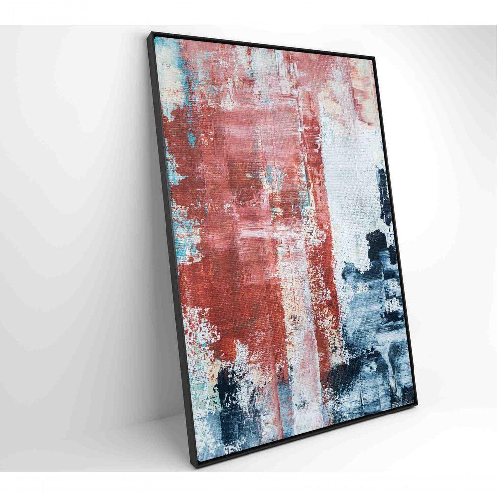 Quadro Pintura Abstrata Urban Medidas 80x120 Cm Impressão Vidro Acrílico - 5