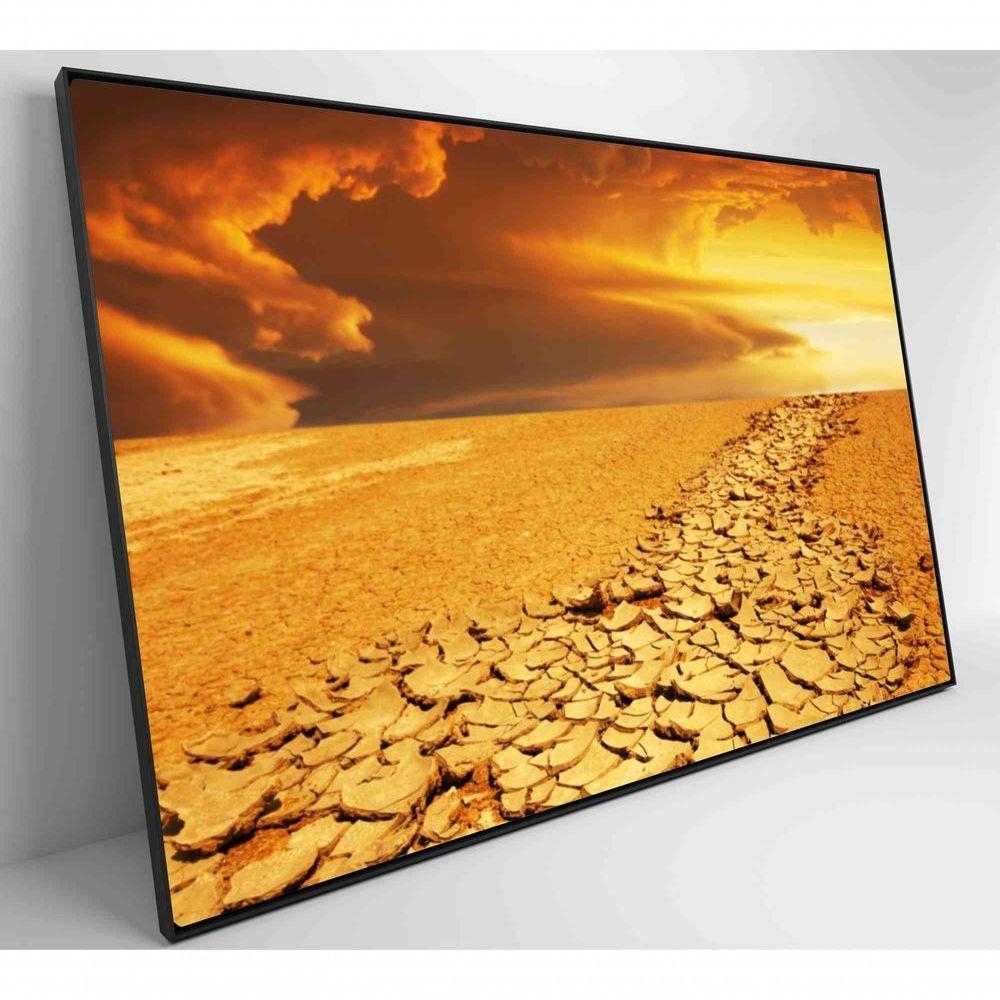 Quadro Por Do Sol No Deserto Medidas 120x80 Cm Impressão Tecido Canvas - 7