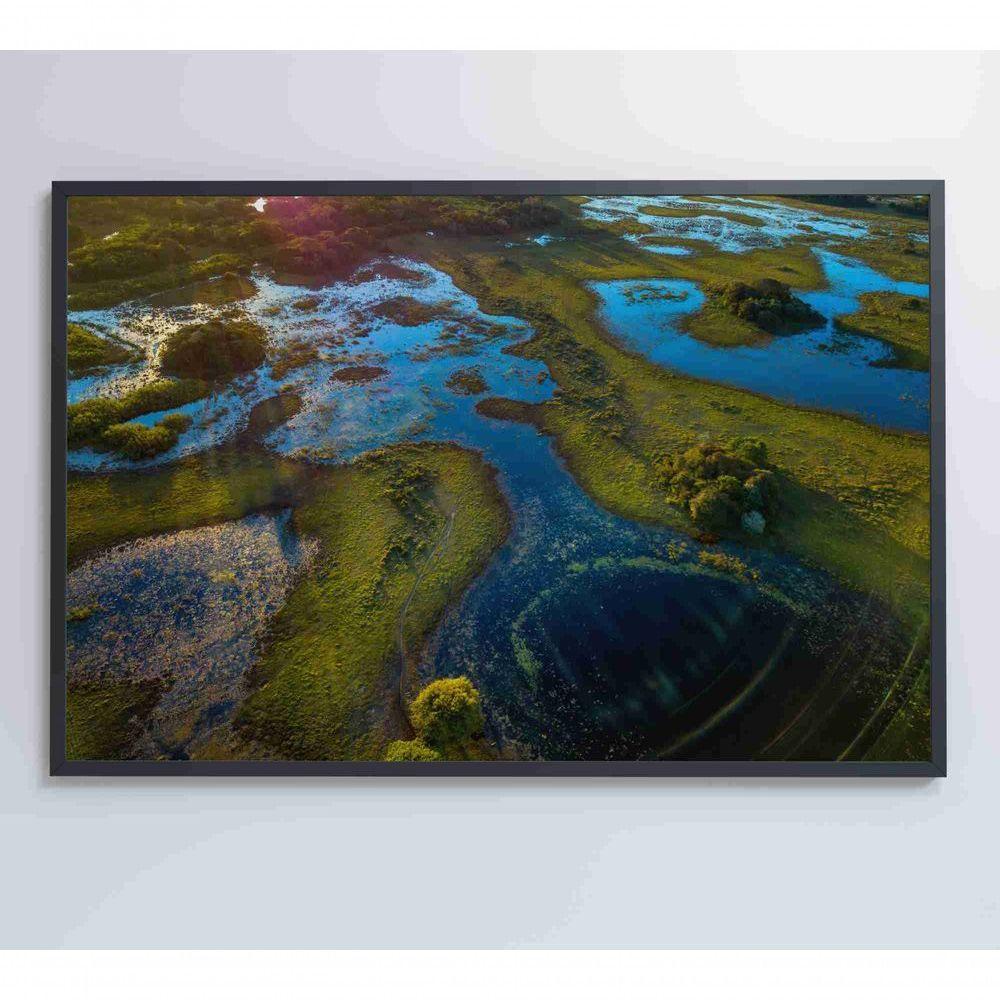 Quadro Lagos Inundadas No Pantanal Medidas 120x80 Cm Impressão Adesivo Fotográfico - 3