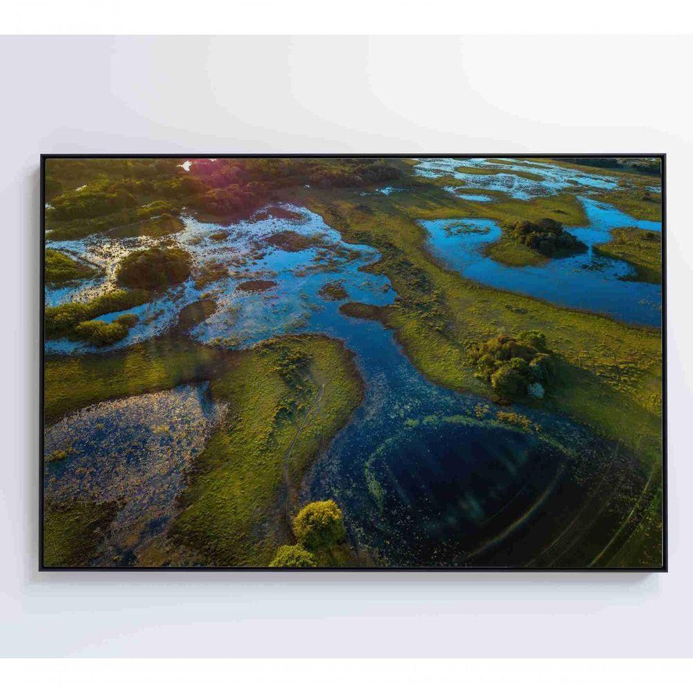 Quadro Lagos Inundadas No Pantanal Medidas 90x60 Cm Impressão Tecido Canvas - 4