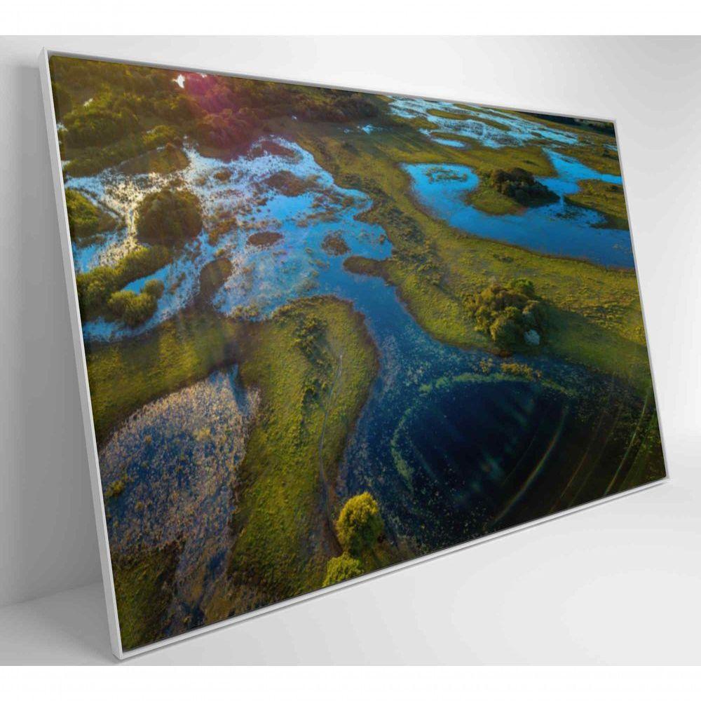 Quadro Lagos Inundadas No Pantanal Medidas 90x60 Cm Impressão Tecido Canvas - 7
