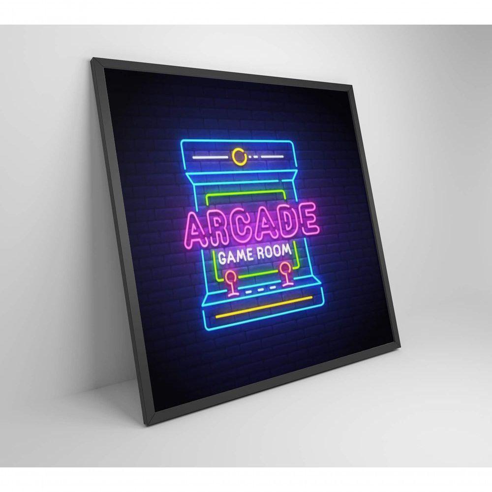 Quadro Arcade Medidas 80x80 Cm Impressão Tecido Canvas - 2