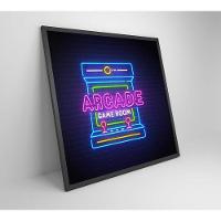 Quadro Arcade Medidas 80x80 Cm Impressão Tecido Canvas - 2