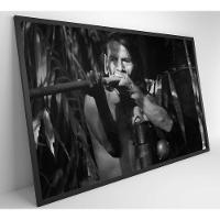 Quadro índio Caçando Na Amazônia Medidas 90x60 Cm Impressão Tecido Canvas - 5