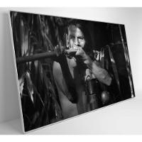 Quadro índio Caçando Na Amazônia Medidas 60x40 Cm Impressão Adesivo Fotográfico - 6