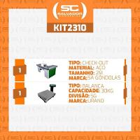 Caixa Supermercado Empacotador Verde 2m Check Out E Balança 30kg Urano Bivolt - 2