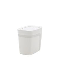 Lixeira Tramontina Compact Em Polipropileno Branco Com Tampa Basculante 6,5 L - 5