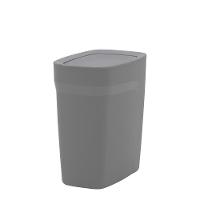 Lixeira Tramontina Compact Em Polipropileno Cinza Com Tampa Basculante 8,5 L - 2