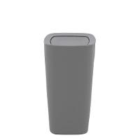 Lixeira Tramontina Compact Em Polipropileno Cinza Com Tampa Basculante 8,5 L - 5