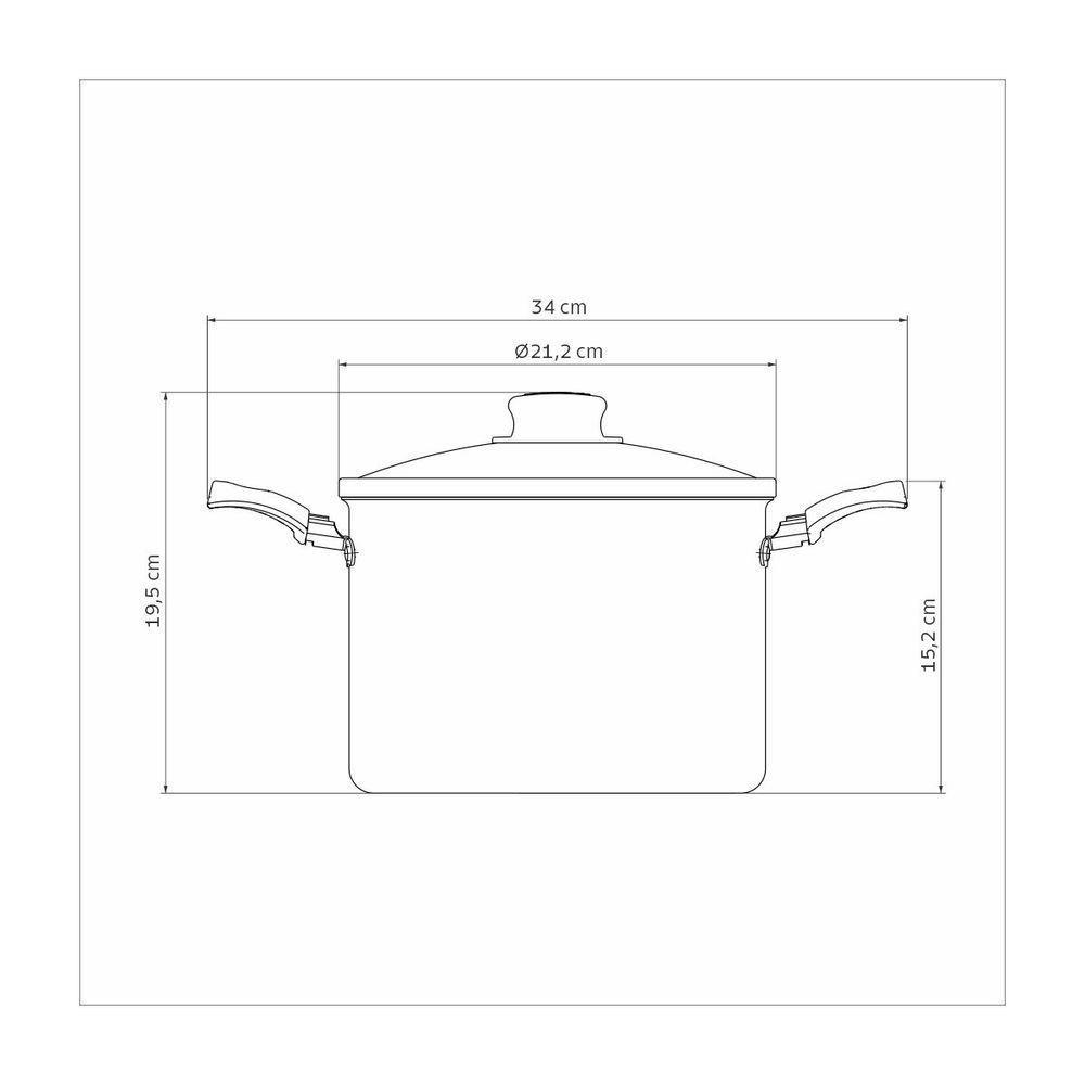 Caldeirão Tramontina Turim Em Alumínio Com Revestimento Interno E Externo Em Antiaderente Starflon - 7