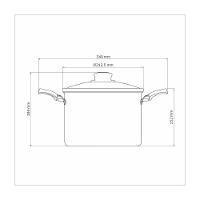 Caldeirão Tramontina Turim Em Alumínio Com Revestimento Interno E Externo Em Antiaderente Starflon - 6
