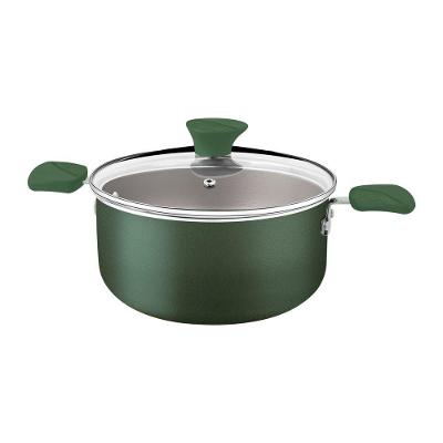 Caçarola Tramontina Em Alumínio Com Revestimento Antiaderente Starflon Max Verde 24 Cm