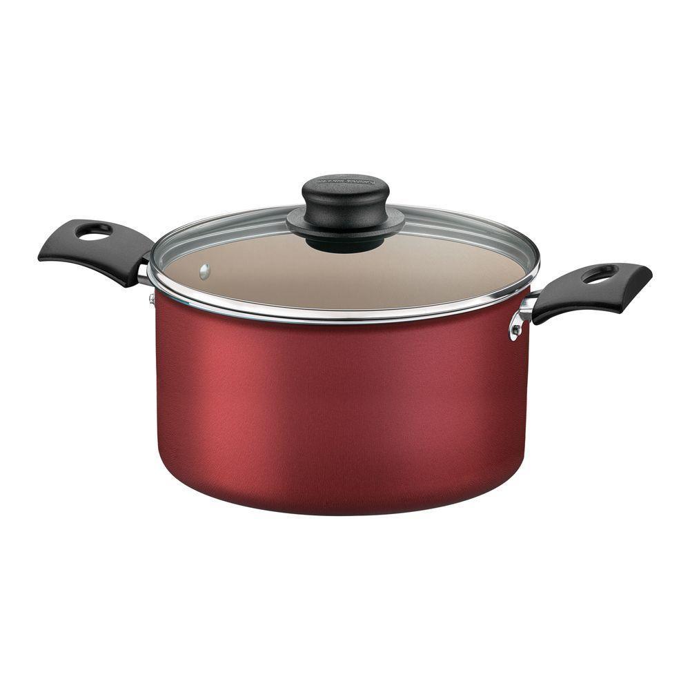 Caldeirão Tramontina Turim Em Alumínio Com Revestimento Antiaderente Starflon Vermelho - 2