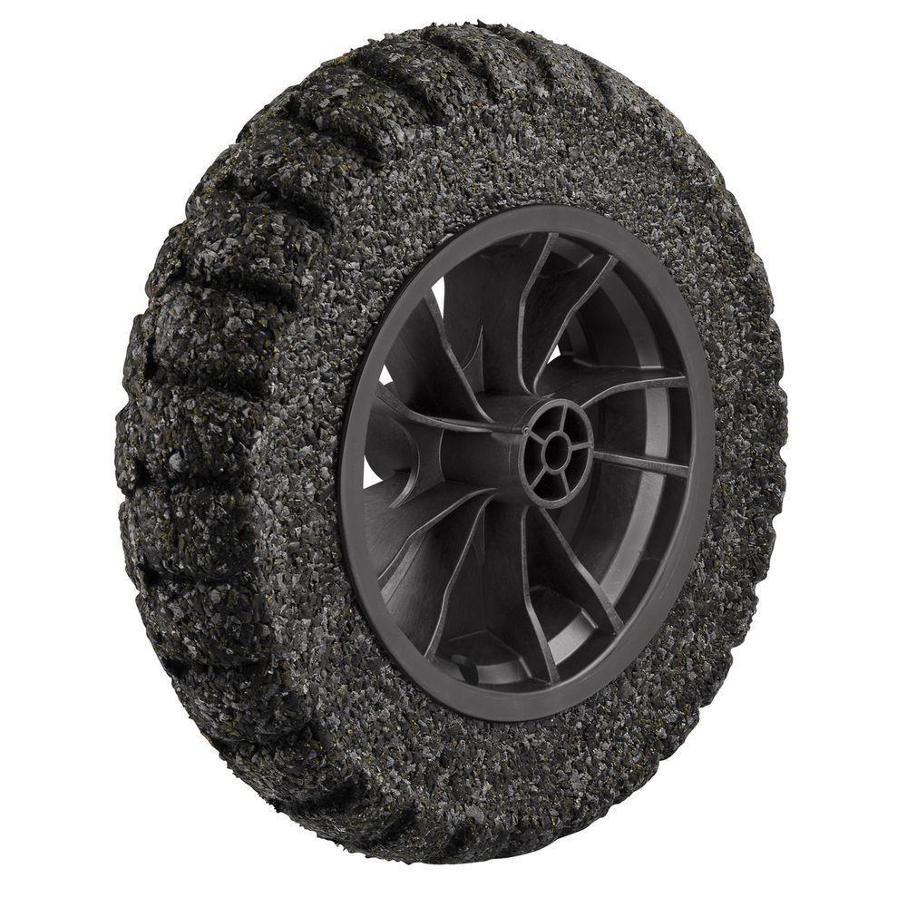 Pneu Maciço Tramontina Em Borracha Macia Com Roda Plástica 8 Polegada Para Carrinho De Mão - 1