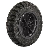 Pneu Maciço Tramontina Em Borracha Macia Com Roda Plástica 8 Polegada Para Carrinho De Mão - 1