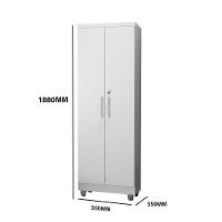 Armário Multiuso Sapateira 2 Portas Com Chave Isabela Branco Rud Rack - 3