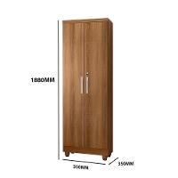 Armário Multiuso Sapateira 2 Portas Com Chave Isabela Mel Rud Rack - 5