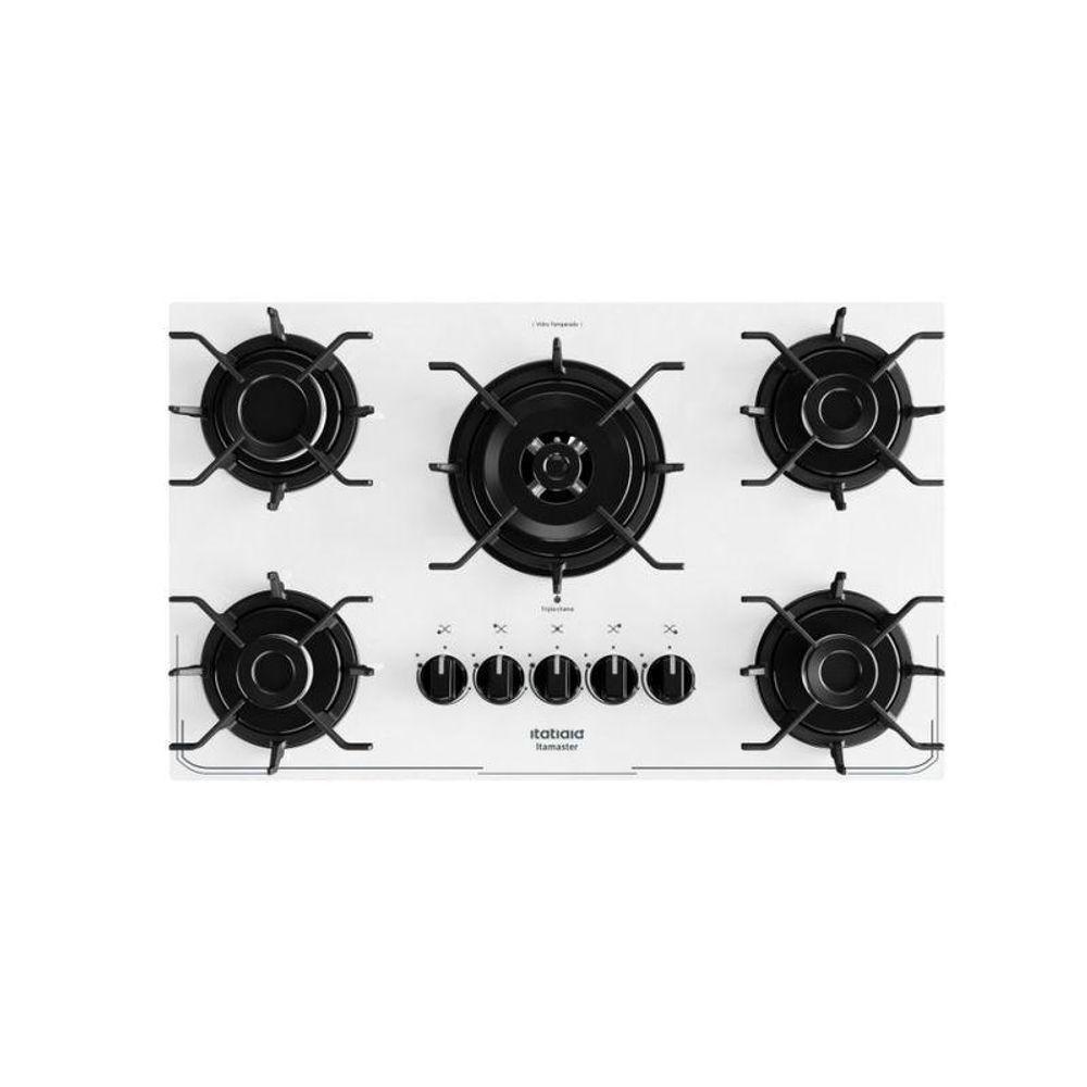 Cooktop Itamaster 5 Bocas Branco Bivolt - 1