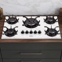 Cooktop Itamaster 5 Bocas Branco Bivolt