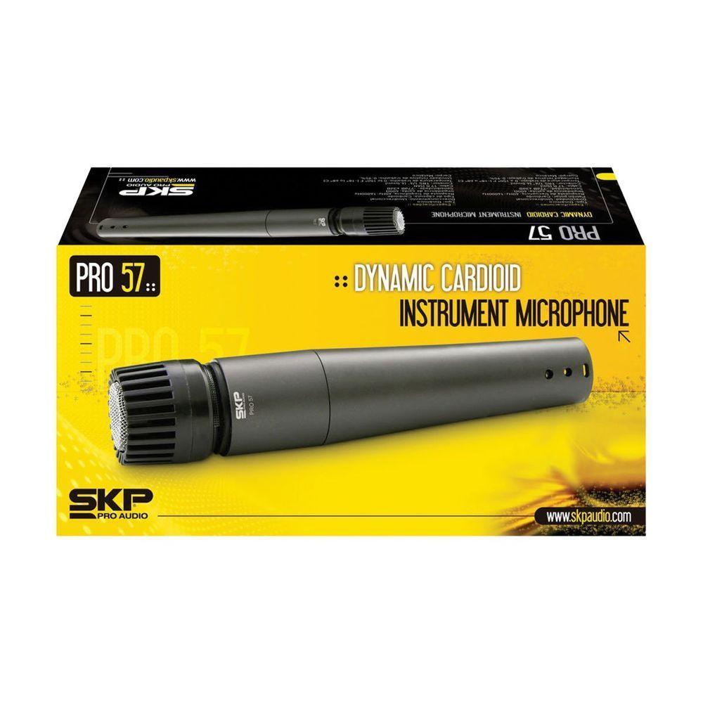 Microfone Com Fio Profissional, Acompanha Cabo 5 Metros Pro-57 - 4