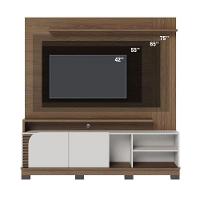 Estante Home Theater Jurerê 1.8 Amendôa Off White Matte - Colibri - 6