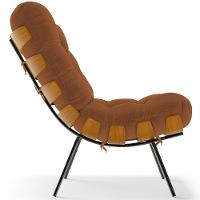 Poltrona Decorativa Costela L02 Terracota - Lyam Decor - 2