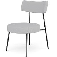 Poltrona Decorativa Base Fixa Londres L02 Linho Cinza - Lyam - 1