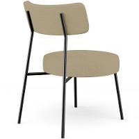 Poltrona Decorativa Base Fixa Londres L02 Linho Bege Escuro - Lyam