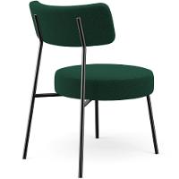 Poltrona Decorativa Base Fixa Londres L02 Bouclê Verde - Lyam