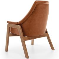 Poltrona Decorativa Sakura L02 Couríssimo Camel - Lyam Decor