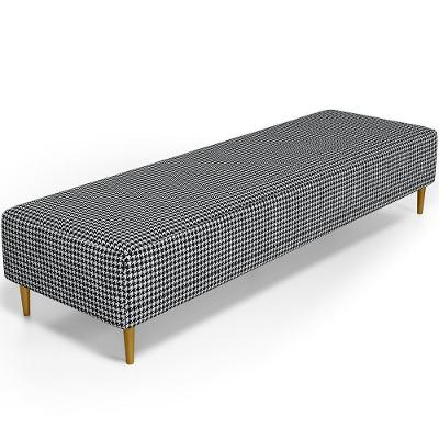 Puff Decorativo Bali W01 Pés Palito 170x60cm Pied Poule - Lyam Decor