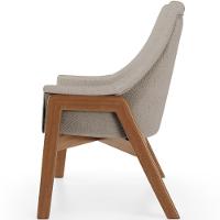 Poltrona Decorativa Sakura L02 Linho Bege - Lyam Decor - 2