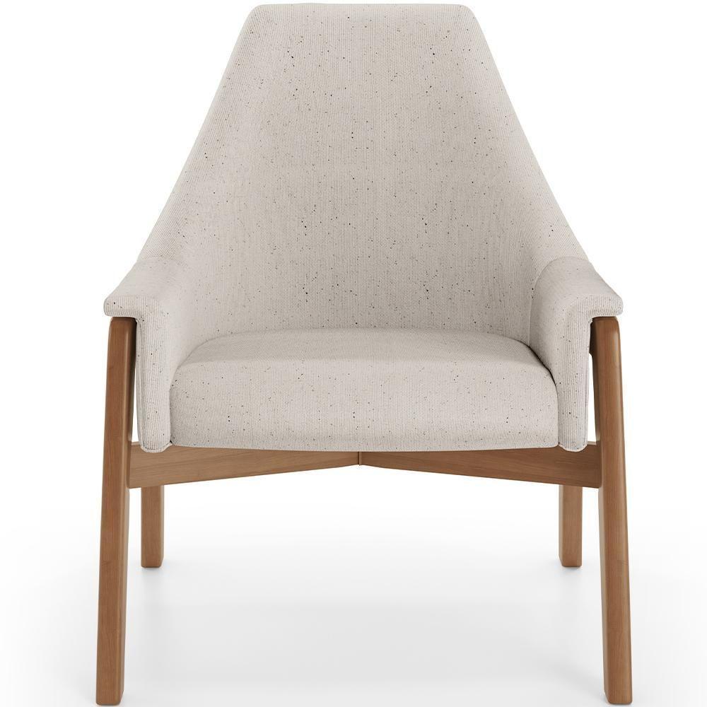 Poltrona Decorativa Sakura L02 Linho Cru - Lyam Decor - 5