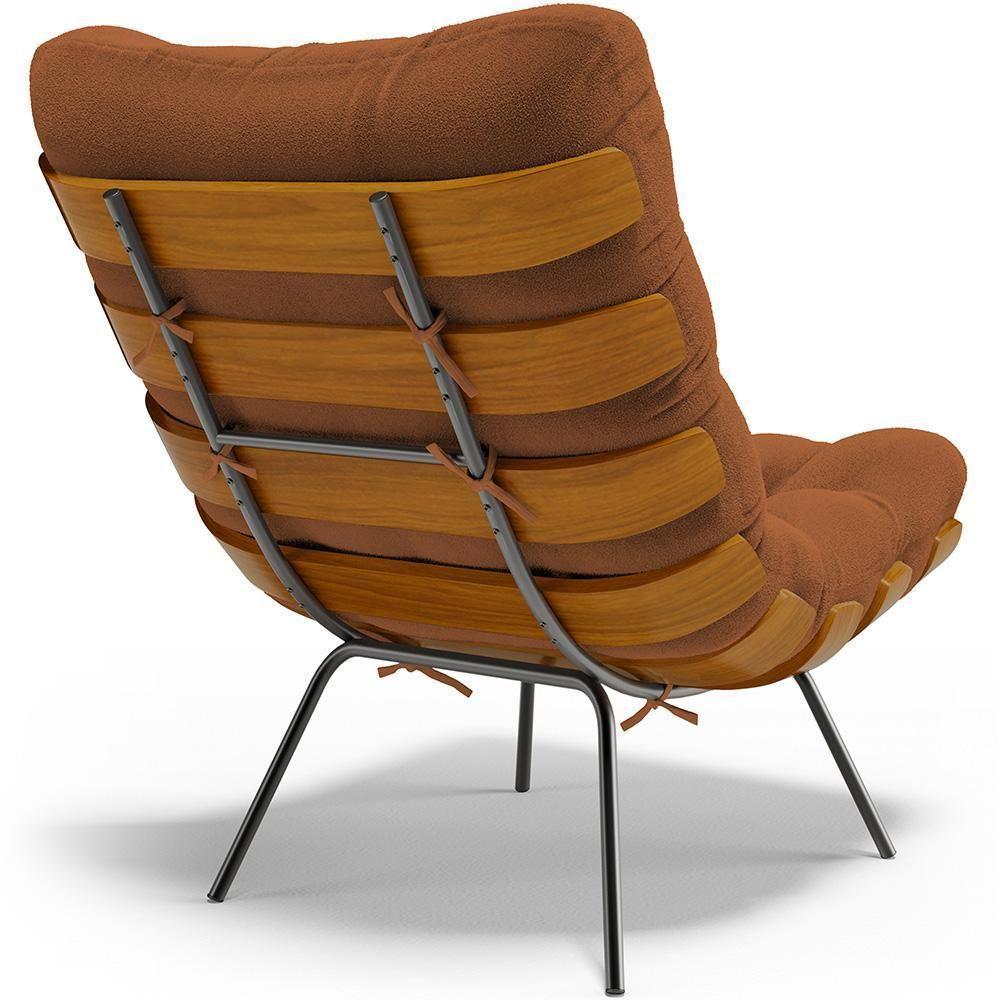 Poltrona Costela L02 Com Puff Terracota - Lyam Decor - 2