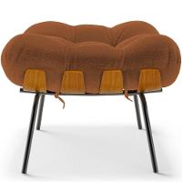 Poltrona Costela L02 Com Puff Terracota - Lyam Decor - 9