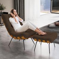 Kit 2 Poltronas Decorativas Costela L02 Suede Marrom - Lyam Decor - 6