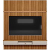 Painel Ripado Para Tv 75 Pol Slats E Bancada Lisa 219x250cm L05 Nature Off White - Lyam Decor - 8