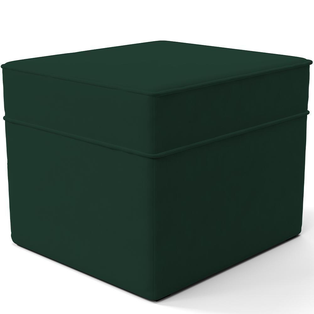 Poltrona De Amamentação Com Balanço E Puff Mavie L02 Suede Verde Musgo - Lyam Decor - 7