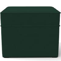 Poltrona De Amamentação Com Balanço E Puff Mavie L02 Suede Verde Musgo - Lyam Decor - 6