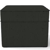 Poltrona De Amamentação Com Balanço E Puff Mavie L02 Linho Verde Musgo - Lyam Decor - 6