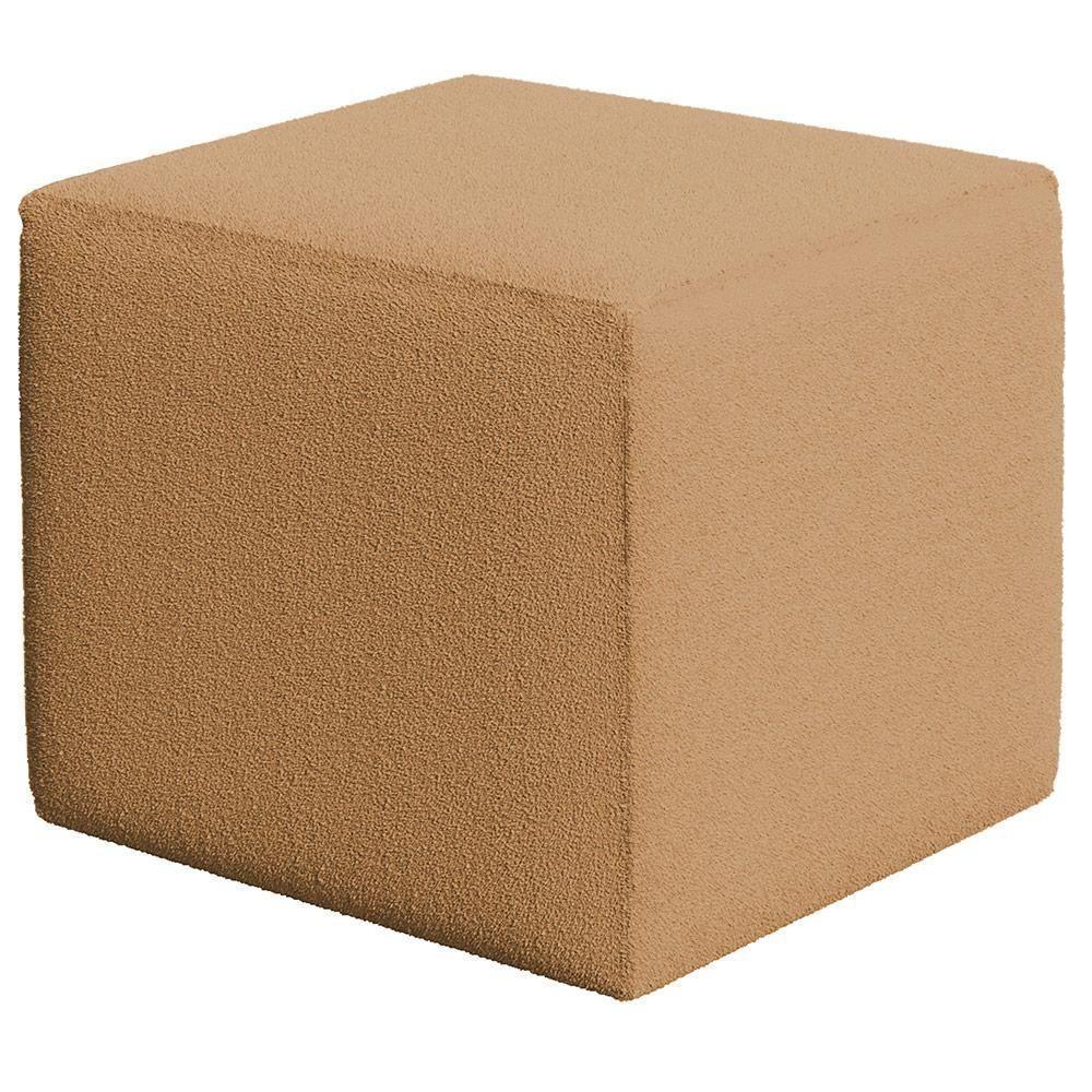 Poltrona De Amamentação Com Balanço E Puff Ravena W01 Bouclê Mostarda - Lyam Decor - 7