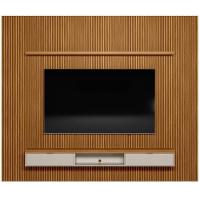 Painel Ripado Para Tv 75 Pol Slats E Bancada Lisa 297x250cm L05 Nature Off White - Lyam Decor - 8