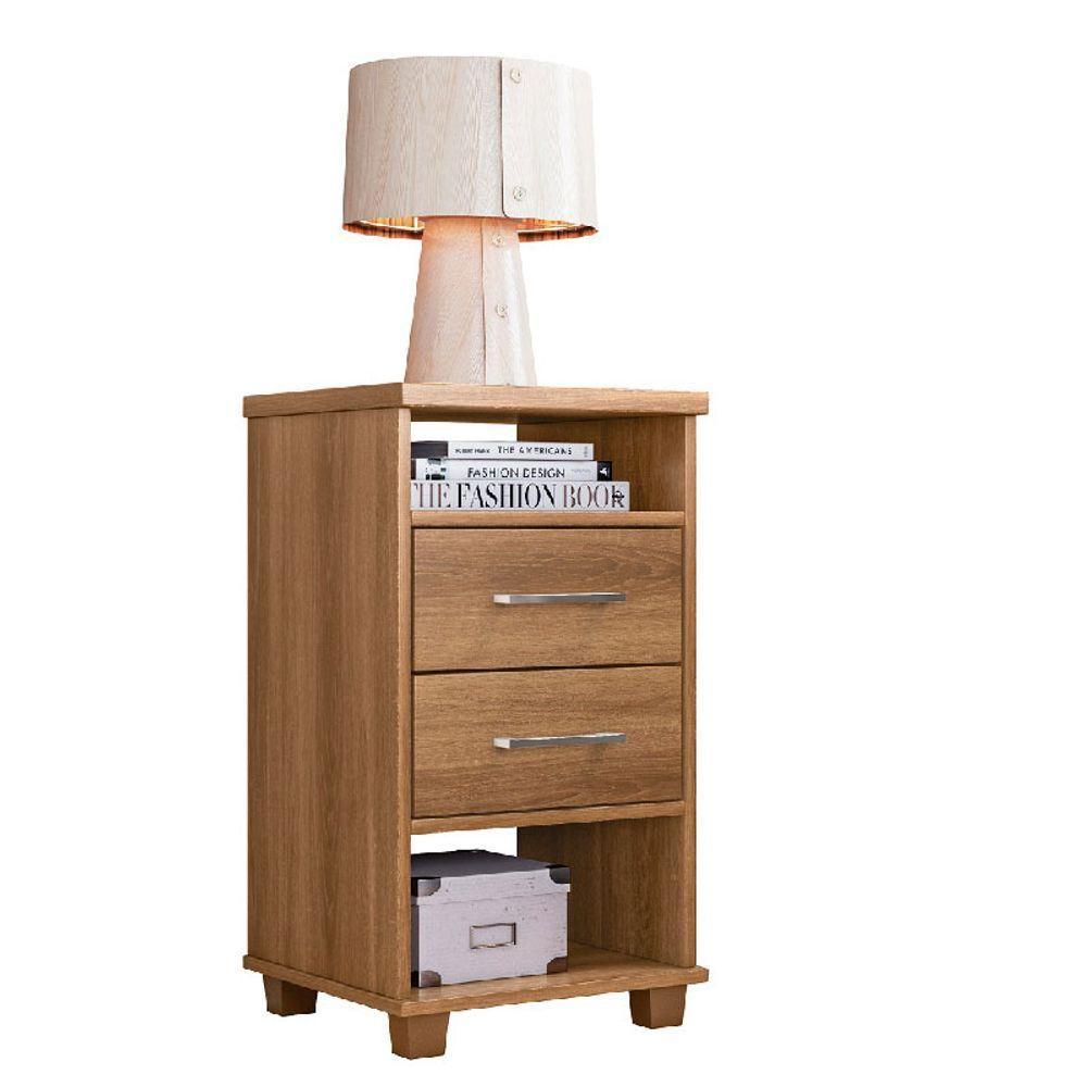 Mesa De Cabeceira Mel 2 Gavetas Valente - Rud Rack - 3