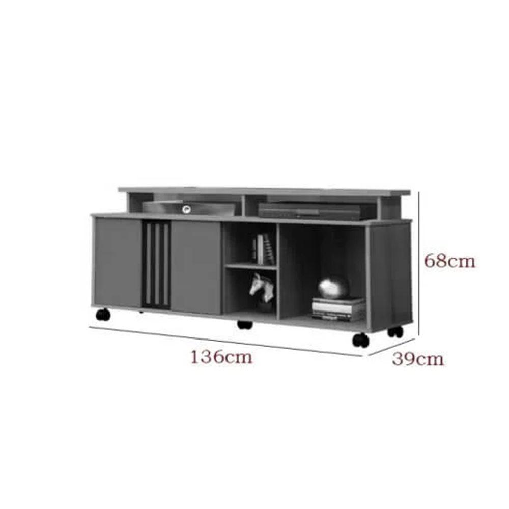 Rack Cor Mel E Off White Para Tv 50 Polegadas Maxx Rud Rack - 2