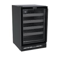 Adega Venax Cave In 100 Porta Invertida 82L com Opção de Embutir Preto Fosco 220V - 2