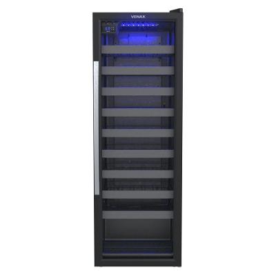 Adega Climatizada Venax Piubella 200 50 Garrafas Porta Vidro Duplo Preto 110V