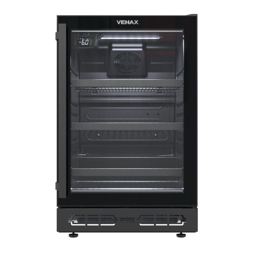 Cervejeira Venax Top Light In 100 82L Com Opção De Embutir 34 Garrafas Preto Fosco 127V - 1